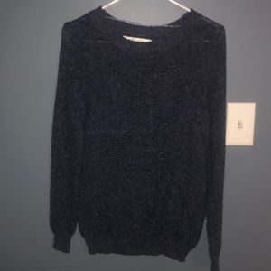 Blue soft and cozy sweater